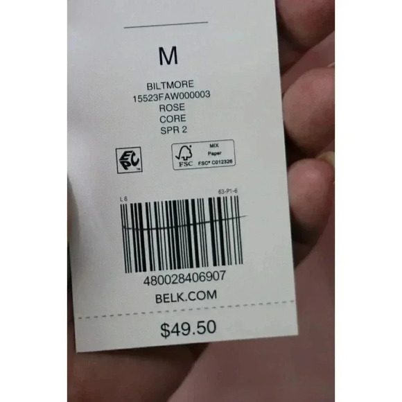 Biltmore Women's Satin Camisole-Medium-Rose-Double Layered-New w/Tags - Picture 4 of 10